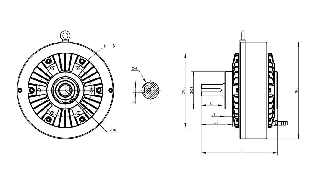 MPB-F Magnetic Particle Brakes