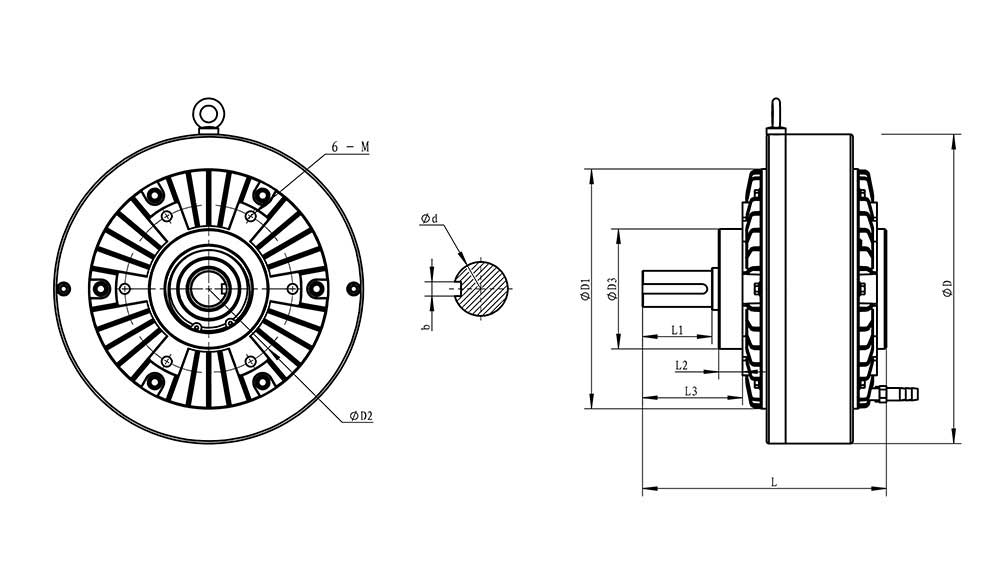 MPB-F Magnetic Particle Brakes