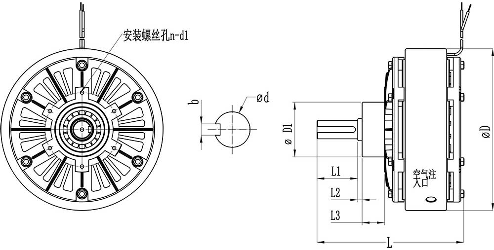 MPB-FF Magnetic Particle Brakes