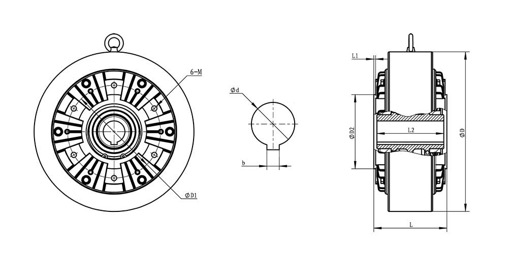 MPB-H Magnetic Particle Brakes