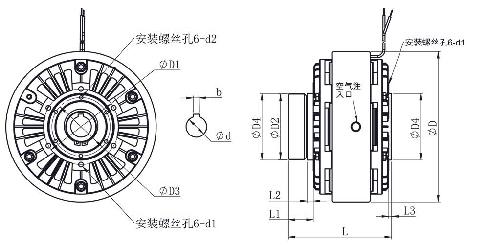 MPC-H2 Magnetic Particle Clutches