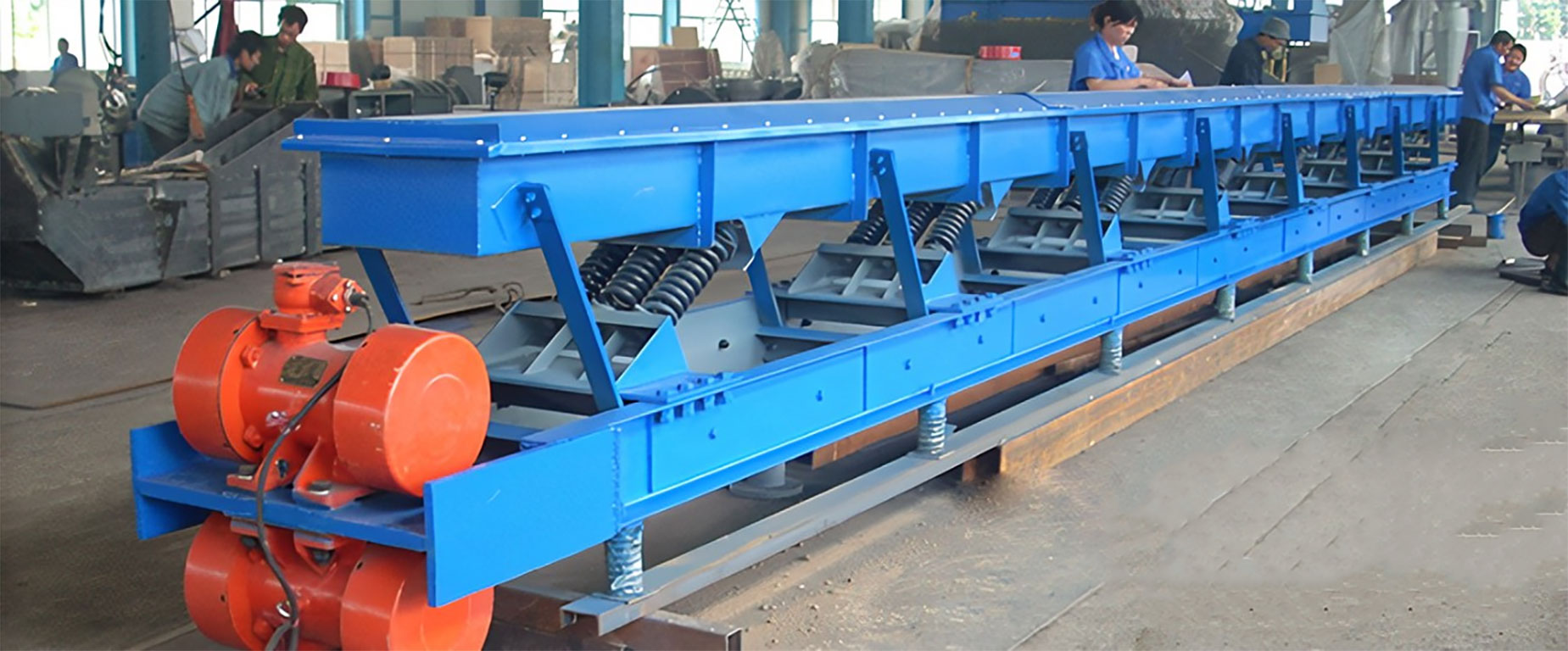 conveyor vibration system