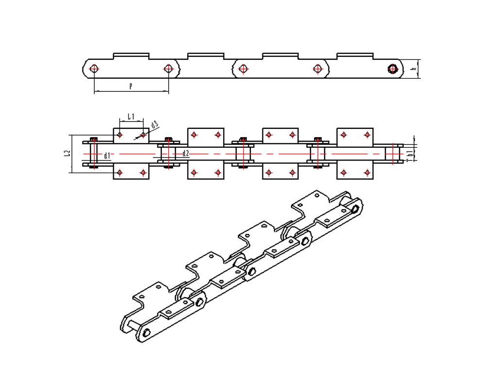 apron feeder chain