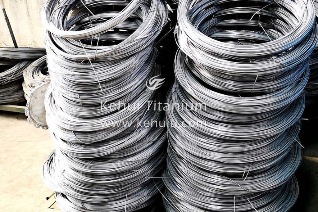 Pure titanium wire for medical devices