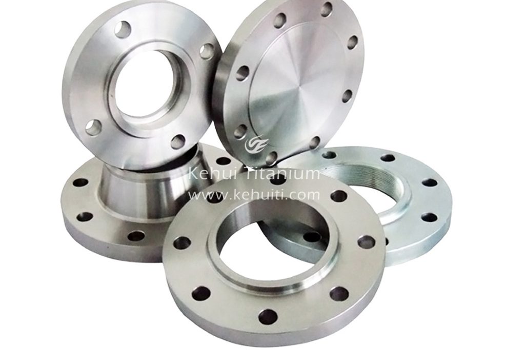 titanium/nickel/zirconium flange